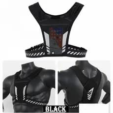 Mochila Refletiva para Corrida, Colete Esportivo Leve para Telefone e Cartões, Bolsa de Água Ultra-Leve para Trilha