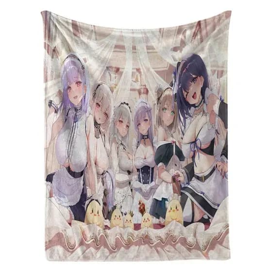 Azur Lane Musashi Tema Cobertor de Ar Condicionado-Flanela Nap Xale Escritório Casa Cobertor Multifuncional