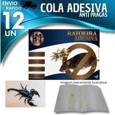 KIT 10-Solução Adesiva Para Conservação De Áreas Internas , Controla Escorpiões , Baratas , Insetos , Captura Tudo