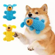 Brinquedo para cachorro, resistente à mordida, auto-feliz, alívio do tédio, Bichon pequeno e médio @