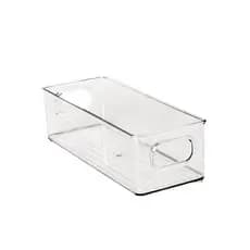 Caixa de armazenamento de mesa cosméticos máscara batom produtos de cuidados com a pele transparente pet caixa de jóias
