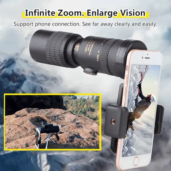 [Portátil e Compacto] High Definition Metal Monoculars Portable Monoculars para Telescópio/HD/Viagem