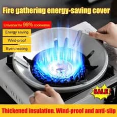 [Antivento Eficiente] Home Fogão A Gás Cobertura Para Economia De Energia/Suporte/Economia de Gás
