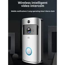 【Monitoramento HD】V5 Wireless Video Doorbell/Remote Doorbell/Home Safety Campainha Sem Fio/Câmera de Vídeo/Vigilância Re