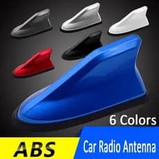 Novo 1 Pc Universal Amplificador De Sinal FM Rádio Do Carro Antena Barbatana Tubarão Decoração Telhado Substituição Late