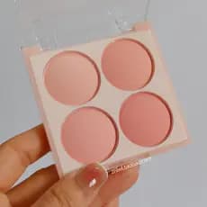 Creme Blush melão sorvete 4 cores Rouge fosco cor desenvolvimento baixa saturação rosa roxo expansão cor pêssego Nude ma