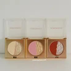 HERORANGE Pó reparador de alto brilho, duas cores, cor Cowherd, champanhe, ouro rosa, Blush polarizado, combinação de al