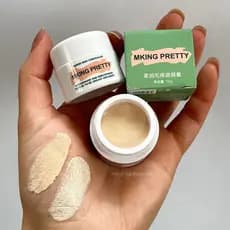 MKING PRETTY Corretivo macio e sem marcação, capa hidratante para manchas faciais, poros, rasgo, cobertura para olheiras