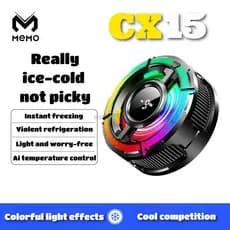 MEMO CX15 Celular 5V/3A AI Freeze PUBG Game Cooler Semicondutor Magnético/Clipe Traseiro Ventilador De Refrigeração Radi