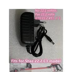 Plugue De Carregamento Adaptador Ue Para SILVERCREST SHAZ 22.2 C3 Peças De Acessórios Aspirador De Pó Portátil