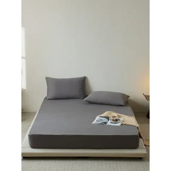 R ROLAND LIVEA Classe Algodão Jacquard Lençol Escovado Lençol Colchão Capa Protetora Cama de Casal de Solteiro Capa Prot