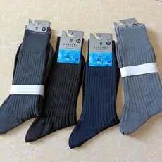 Comércio exterior masculino fino listras verticais antibacteriano desodorante cavalheiro meias sapatos de couro meias te