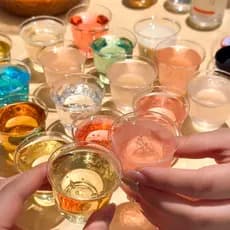 [Vidro venenoso da bruxa] Jogo de festa requintado descartável pequeno copo de vinho menina ligeiramente bêbado pequeno