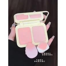 Vitalidade lei dupla ponto blush creme feminino blush alto brilho contorno três-em-um fosco expansão cor brilhante