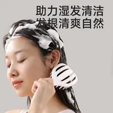Dente macio shampoo pente escova de massagem alça longa shampoo ferramenta útil dedicado shampoo pente couro cabeludo li