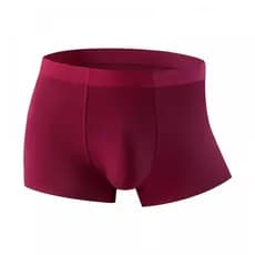 Marrom Modal roupa interior masculina Shorts cor sólida respirável alta elasticidade sem costura Boxer Briefs verde rosa