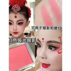 Sombra leve laranja maquiagem para os olhos Blush tudo-em-um paleta dia palco maquiagem rosa artista dedicado fosco Roug