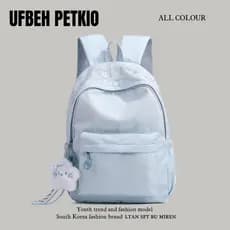 UFBEH PETKIO mochila All-Match mochila júnior estudantes universitários cor sólida de alto valor simples mochila de gran
