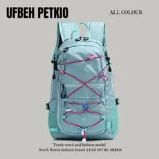 UFBEH PETKIO Bolsa de caminhada feminina leve bolsa esportiva à prova d'água bolsa de caminhada ao ar livre bolsa escola