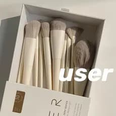 Usuário Zero grau Morandi pincel de maquiagem corretivo sombra escova Blush maquiagem artista pincel macio pincel de olh