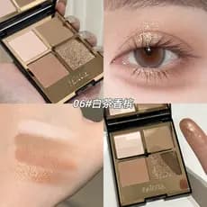 Mojito sombra de quatro cores roxo Premium legal maquiagem facial perolado rosa marrom terra cor fosco chá branco champa