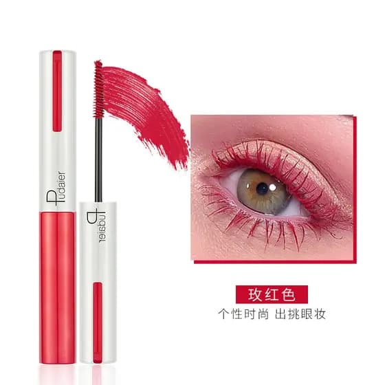 COS rosa vermelho rímel alongamento cor quadrinhos jogar maquiagem sobrancelha tingimento Base à prova dwaterproof água