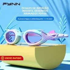 FYNN Óculos Natação Crianças Antiembaçante Impermeável HD Proteção UV Piscina Praia
