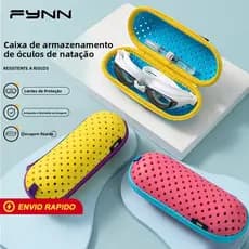 FYNN Estojo Portátil Respirável Para Óculos De Natação Secagem Rápida Durável Piscina E Praia