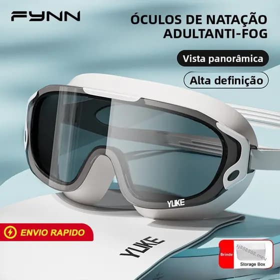 FYNN Óculos Natação Adulto Antiembaçante Impermeável HD Proteção UV Unissex Piscina Praia
