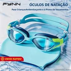 FYNN Óculos de Natação Crianças HD Antiembaçante Impermeável Unissex Piscina Praia Treino