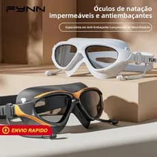 FYNN Óculos Natação Adulto Antiembaçante Impermeável Proteção UV Ajustável Unissex Piscina Praia