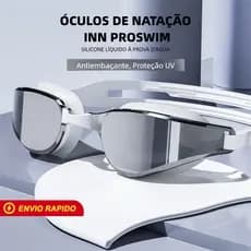 FYNN Óculos Natação Adulto Antiembaçante Impermeável HD Proteção UV Unissex Praia Piscina