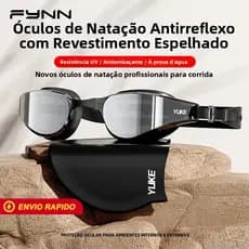 FYNN Óculos Natação Adulto À Prova D'água Antiembaçante HD Proteção UV Unissex Piscina Praia
