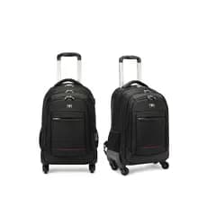 Mochila suíça masculina carrinho mochila roda Universal grande capacidade saco de viagem de negócios arrastar bagagem es