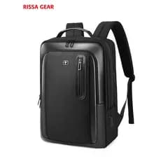 RISSA GEAR Swiss Mochila Masculina de Grande Capacidade Mochila de Viagem Bolsa para Computador Negócios Lazer Commuter