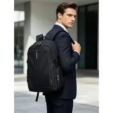 Mochila suíça masculina, viagem de negócios, multifuncional, viagem, lazer, estudante, bolsa escolar, computador, separa