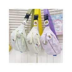 Simples Casual ins estilo saco feminino pequeno fresco estilo Mori saco do mensageiro esportes saco de peito nicho estud