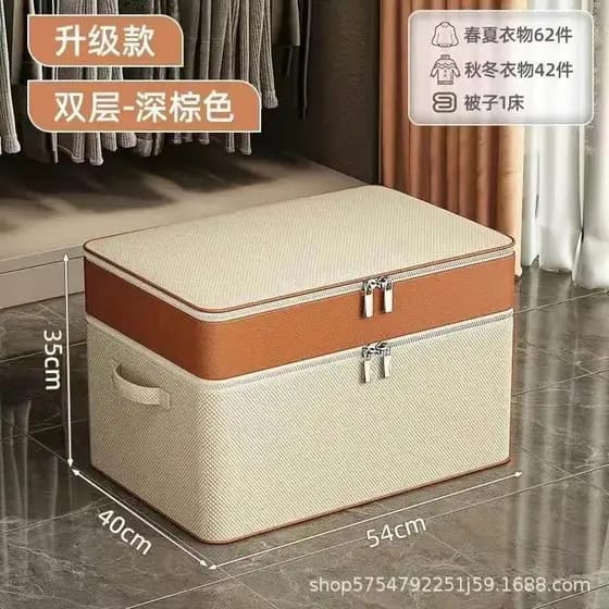 Caixa de armazenamento de roupas grande capacidade colcha doméstica dobrável interior caixa de armazenamento de roupas g