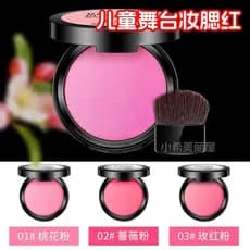 Genuíno estudante palco maquiagem dedicado Blush monocromático não-tóxico grande vermelho Rouge maquiagem artista Photo