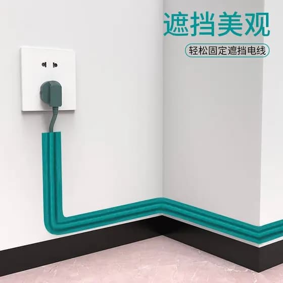 Suporte decorativo para sombreamento de fio de parede, cabo de rede de banda larga exposto, fiação oculta feia, ferramen