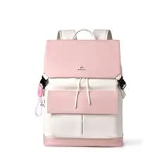 Commuter Flap Contraste Cor Mochila de Grande Capacidade Homens Mulheres Casais Mesmo Estilo Bolsa de Computador Estudan