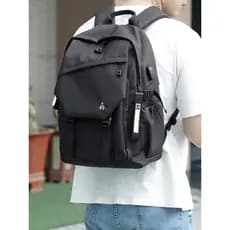 Mochila masculina mochila 2026 novo estilo moda masculina saco de viagem estudante do ensino médio saco de escola estuda