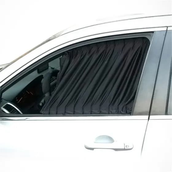 Cortinas de carro Interior do carro cortinas pára-sol pano persianas liga alumínio pista dedicada janela lateral pára-so