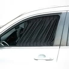Cortinas de carro Interior do carro cortinas pára-sol pano persianas liga alumínio pista dedicada janela lateral pára-so