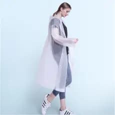 Capa de chuva não descartável feminino adulto coreano moda caminhadas masculino ciclismo viagem engrossado à prova dwate