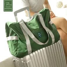 Bolsa de viagem dobrável bolsa feminina saco de ginásio grande capacidade saco de viagem de curta distância saco de emba
