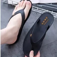 Chinelos masculinos de borracha sentir novo estilo chinelos pneu resistente ao desgaste chinelos casuais Anti