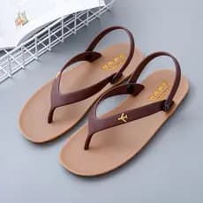 Chinelos masculinos de borracha sentir novo estilo chinelos pneu resistente ao desgaste flip-flops Casual antiderrapante