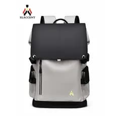 Mochila masculina contraste cor mochila masculina de grande capacidade Casual saco de computador masculino júnior escola