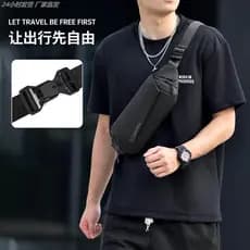 Bolsa de ciclismo masculina mensageiro bolsa de peito esportiva mochila de motocicleta bolsa de cintura para celular bol